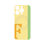 プレミアムパネル with MagSafe［ オリジナル - initial color line - F yellow ］
