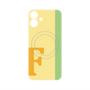 プレミアムパネル with MagSafe［ オリジナル - initial color line - F yellow ］