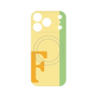 プレミアムパネル with MagSafe［ オリジナル - initial color line - F yellow ］