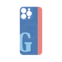 プレミアムパネル with MagSafe［ オリジナル - initial color line - G blue ］