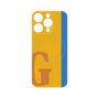 プレミアムパネル with MagSafe［ オリジナル - initial color line - G orange ］