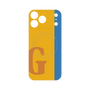 プレミアムパネル with MagSafe［ オリジナル - initial color line - G orange ］