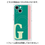 プレミアムパネル with MagSafe［ オリジナル - initial color line - G green ］