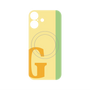 プレミアムパネル with MagSafe［ オリジナル - initial color line - G yellow ］