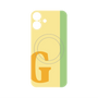 プレミアムパネル with MagSafe［ オリジナル - initial color line - G yellow ］