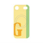 プレミアムパネル with MagSafe［ オリジナル - initial color line - G yellow ］