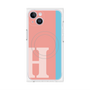 プレミアムパネル with MagSafe［ オリジナル - initial color line - H pink ］