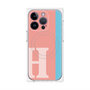 プレミアムパネル with MagSafe［ オリジナル - initial color line - H pink ］