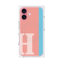 プレミアムパネル with MagSafe［ オリジナル - initial color line - H pink ］