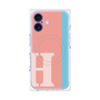 プレミアムパネル with MagSafe［ オリジナル - initial color line - H pink ］