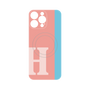 プレミアムパネル with MagSafe［ オリジナル - initial color line - H pink ］