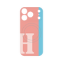 プレミアムパネル with MagSafe［ オリジナル - initial color line - H pink ］