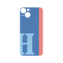 プレミアムパネル with MagSafe［ オリジナル - initial color line - H blue ］