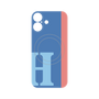 プレミアムパネル with MagSafe［ オリジナル - initial color line - H blue ］