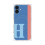 プレミアムパネル with MagSafe［ オリジナル - initial color line - H blue ］