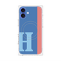 プレミアムパネル with MagSafe［ オリジナル - initial color line - H blue ］