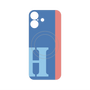 プレミアムパネル with MagSafe［ オリジナル - initial color line - H blue ］