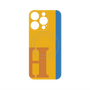プレミアムパネル with MagSafe［ オリジナル - initial color line - H orange ］