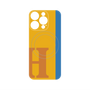 プレミアムパネル with MagSafe［ オリジナル - initial color line - H orange ］