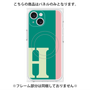 プレミアムパネル with MagSafe［ オリジナル - initial color line - H green ］