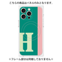 プレミアムパネル with MagSafe［ オリジナル - initial color line - H green ］