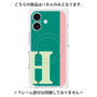 プレミアムパネル with MagSafe［ オリジナル - initial color line - H green ］
