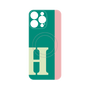 プレミアムパネル with MagSafe［ オリジナル - initial color line - H green ］