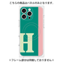 プレミアムパネル with MagSafe［ オリジナル - initial color line - H green ］