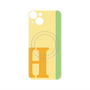 プレミアムパネル with MagSafe［ オリジナル - initial color line - H yellow ］