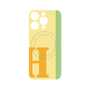 プレミアムパネル with MagSafe［ オリジナル - initial color line - H yellow ］