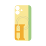 プレミアムパネル with MagSafe［ オリジナル - initial color line - H yellow ］