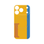 プレミアムパネル with MagSafe［ オリジナル - initial color line - I orange ］
