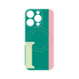 プレミアムパネル with MagSafe［ オリジナル - initial color line - I green ］