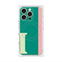 プレミアムパネル with MagSafe［ オリジナル - initial color line - I green ］
