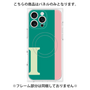 プレミアムパネル with MagSafe［ オリジナル - initial color line - I green ］