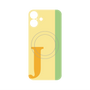 プレミアムパネル with MagSafe［ オリジナル - initial color line - J yellow ］