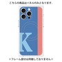 プレミアムパネル with MagSafe［ オリジナル - initial color line - K blue ］