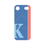 プレミアムパネル with MagSafe［ オリジナル - initial color line - K blue ］