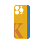 プレミアムパネル with MagSafe［ オリジナル - initial color line - K orange ］