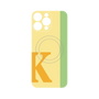 プレミアムパネル with MagSafe［ オリジナル - initial color line - K yellow ］