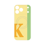 プレミアムパネル with MagSafe［ オリジナル - initial color line - K yellow ］