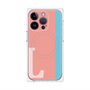 プレミアムパネル with MagSafe［ オリジナル - initial color line - L pink ］