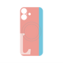 プレミアムパネル with MagSafe［ オリジナル - initial color line - L pink ］