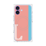 プレミアムパネル with MagSafe［ オリジナル - initial color line - L pink ］