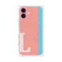 プレミアムパネル with MagSafe［ オリジナル - initial color line - L pink ］