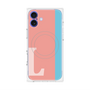 プレミアムパネル with MagSafe［ オリジナル - initial color line - L pink ］