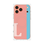 プレミアムパネル with MagSafe［ オリジナル - initial color line - L pink ］