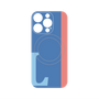 プレミアムパネル with MagSafe［ オリジナル - initial color line - L blue ］