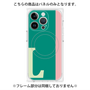 プレミアムパネル with MagSafe［ オリジナル - initial color line - L green ］