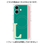 プレミアムパネル with MagSafe［ オリジナル - initial color line - L green ］